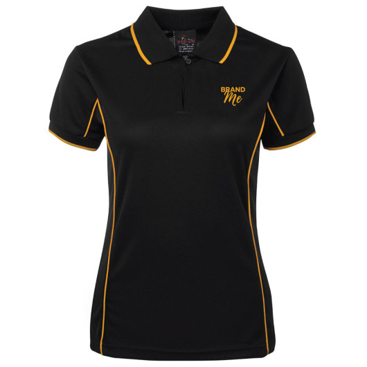 Ladies Piping Polo Shirts Branded